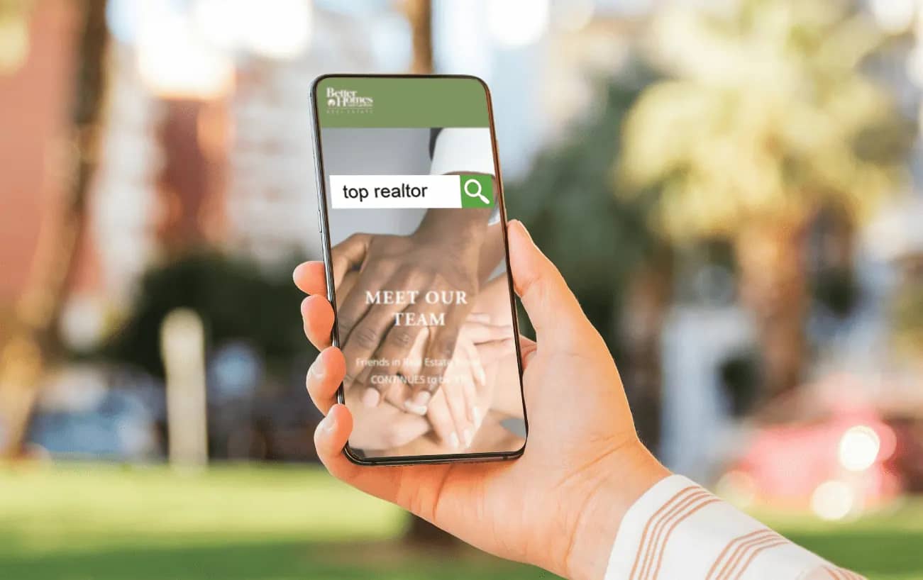 find a top real estate agent on mobile