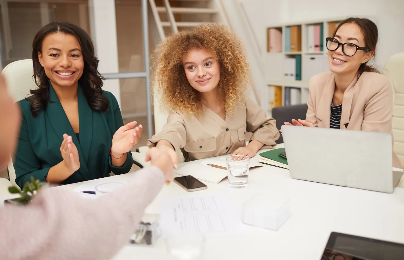 Business women making bargain: real estate bargains in Virginia Beach