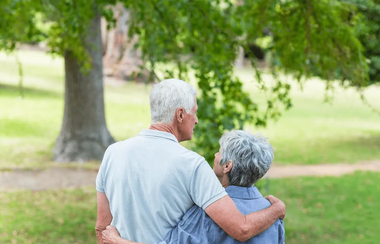 elderly couple retirees
