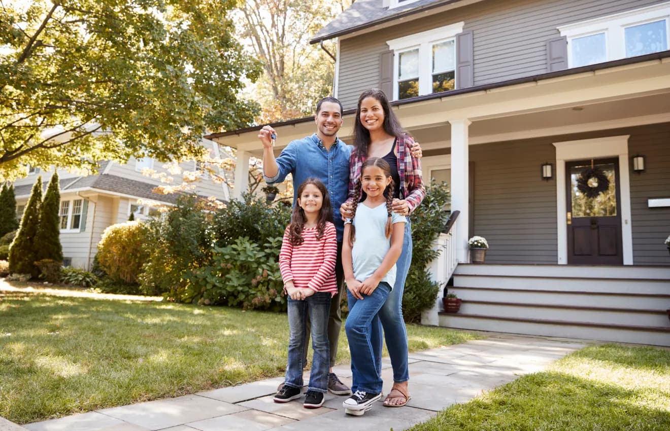Family newly purchased house: Buying a Home in Virginia Beach