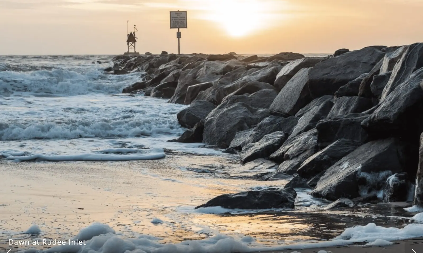 Dawn at Rudee Inlet, Virginia Beach