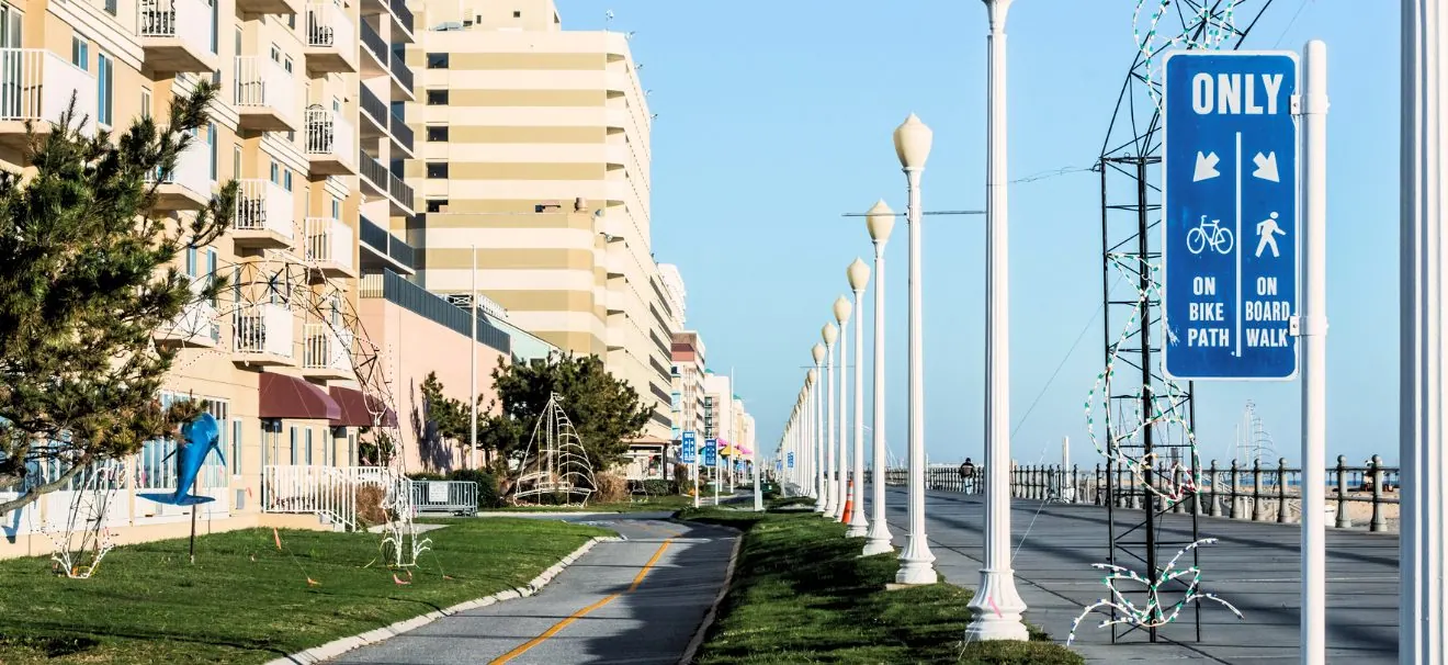 Virginia Beach boardwalk - top 5 beaches in Virginia Beach